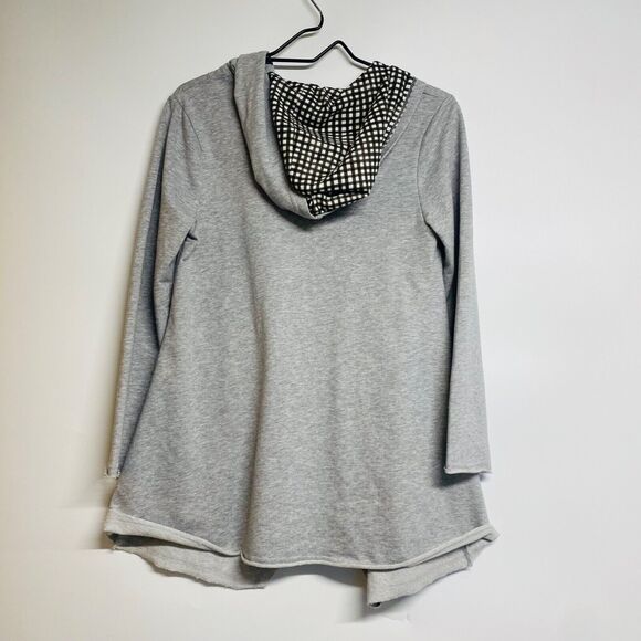 Disney Parks Women's Oversized Minnie Mouse Full Zip Up Hooded Jacket Sz Sm Gray - Picture 6 of 8